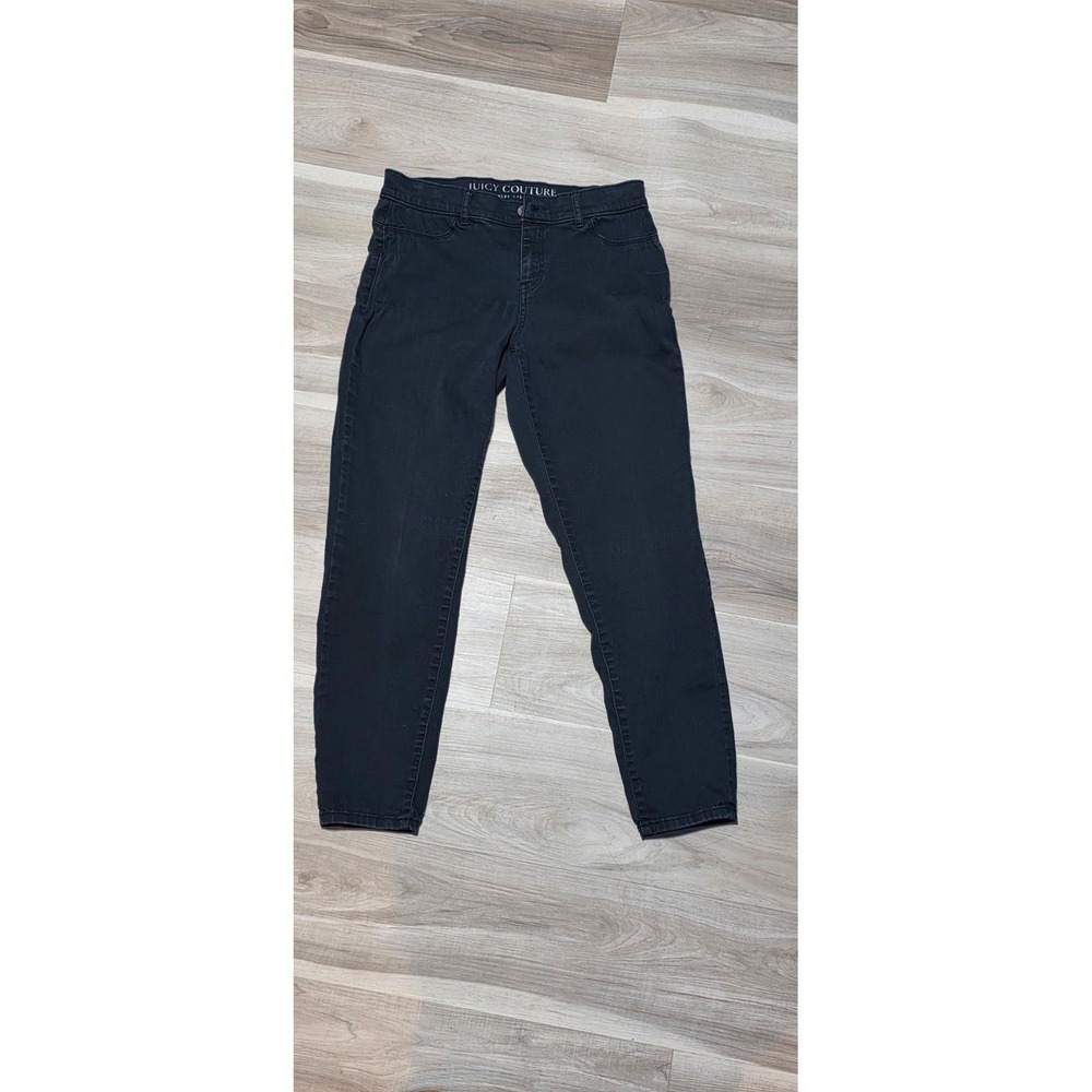 Juicy Couture Womens Black Skinny Jeans Size‎ 8 Stretch Denim Pants